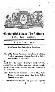 Medicinisch chirurgische Zeitung