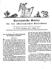 Vaterländische Blätter