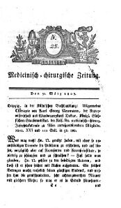 Medicinisch chirurgische Zeitung