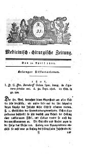 Medicinisch chirurgische Zeitung