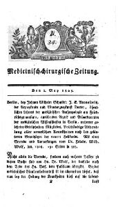 Medicinisch chirurgische Zeitung