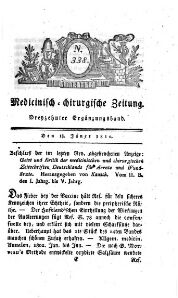 Medicinisch chirurgische Zeitung