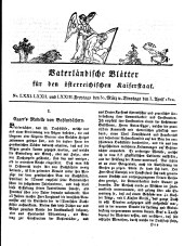 Vaterländische Blätter