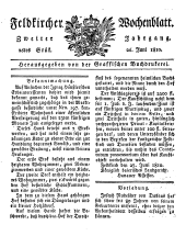 Feldkircher Wochenblatt