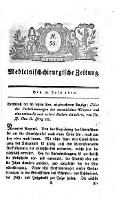 Medicinisch chirurgische Zeitung