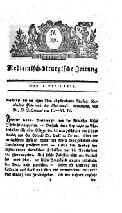 Medicinisch chirurgische Zeitung