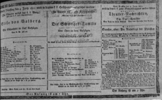 Theaterzettel (Oper und Burgtheater in Wien)