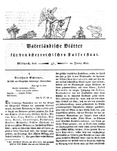 Vaterländische Blätter
