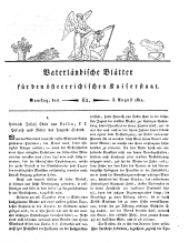 Vaterländische Blätter