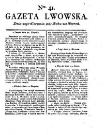 Gazeta Lwowska (Lemberger Zeitung)