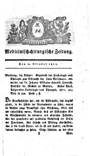 Medicinisch chirurgische Zeitung