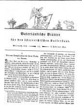 Vaterländische Blätter