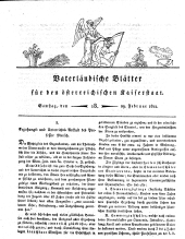 Vaterländische Blätter