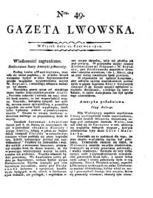 Gazeta Lwowska (Lemberger Zeitung)