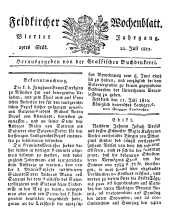 Feldkircher Wochenblatt