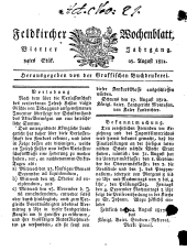 Feldkircher Wochenblatt