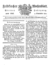 Feldkircher Wochenblatt