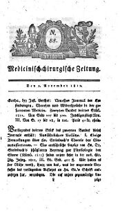 Medicinisch chirurgische Zeitung