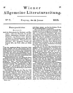 Wiener allgemeine Literatur-Zeitung