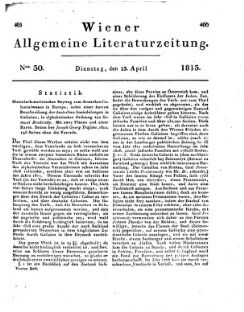 Wiener allgemeine Literatur-Zeitung