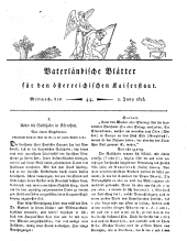 Vaterländische Blätter