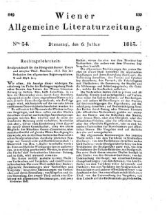 Wiener allgemeine Literatur-Zeitung