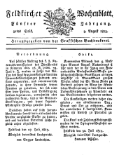 Feldkircher Wochenblatt