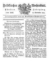 Feldkircher Wochenblatt