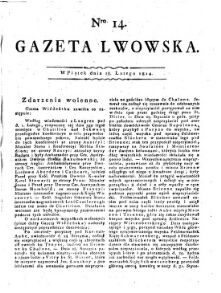 Gazeta Lwowska (Lemberger Zeitung)