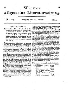 Wiener allgemeine Literatur-Zeitung