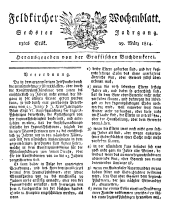 Feldkircher Wochenblatt