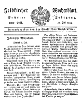 Feldkircher Wochenblatt