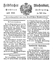 Feldkircher Wochenblatt