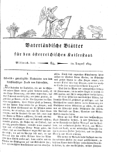 Vaterländische Blätter