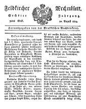 Feldkircher Wochenblatt