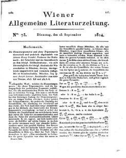 Wiener allgemeine Literatur-Zeitung