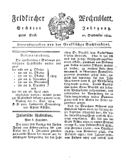 Feldkircher Wochenblatt