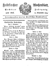 Feldkircher Wochenblatt