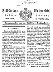 Feldkircher Wochenblatt