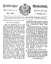 Feldkircher Wochenblatt