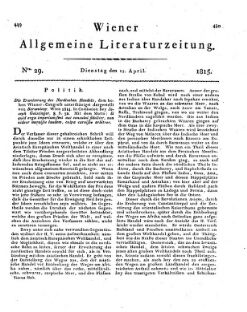 Wiener allgemeine Literatur-Zeitung