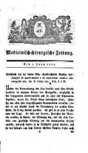 Medicinisch chirurgische Zeitung