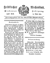 Feldkircher Wochenblatt