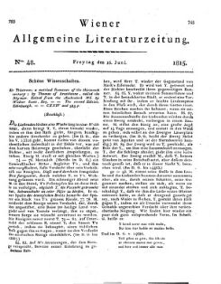 Wiener allgemeine Literatur-Zeitung