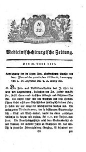 Medicinisch chirurgische Zeitung