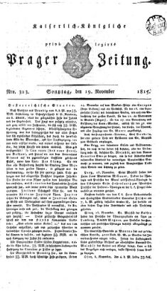 K. K. priv. Prager Zeitung