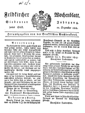 Feldkircher Wochenblatt