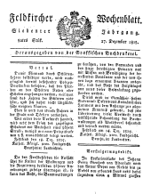 Feldkircher Wochenblatt