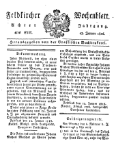 Feldkircher Wochenblatt