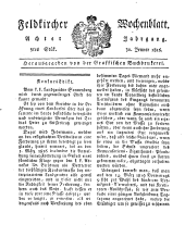 Feldkircher Wochenblatt